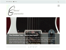 Tablet Screenshot of coastalguitarworks.com
